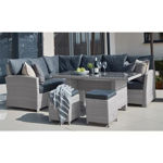 Capri Rattan Corner Dining Set