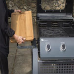 Sahara 3 burner gas bbq oak