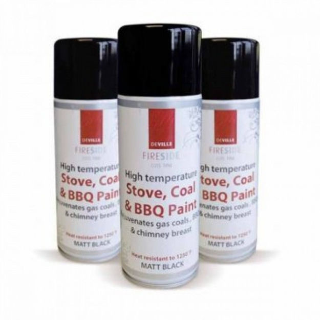 DeVielle Stove, Coal and BBQ Paint Aerosol 400ml