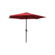 Red Garden Parasol - Crank and Tilt 2.7m