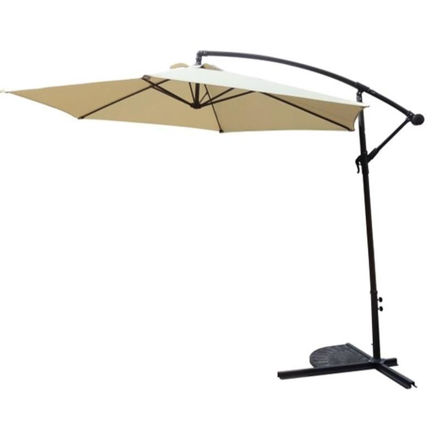 Cantilever Parasol Beige 3M