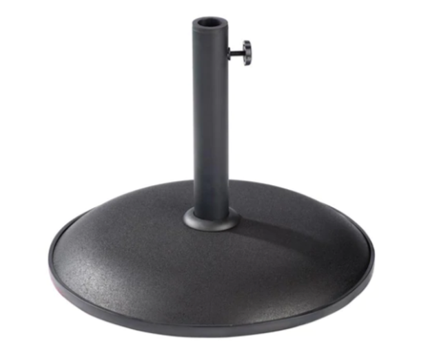 Donard Black Concrete Parasol Base - 15kg