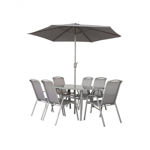 Napoli 6 Seater Rectangular Patio Set 1.5m