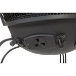 MURCIA XL STEEL CHIMENEA WITH GRILL