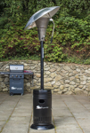 Sahara 13Kw Heat Focus Gas Patio Garden Heater - Black