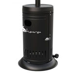 Sahara 13Kw Heat Focus Gas Patio Garden Heater - Black