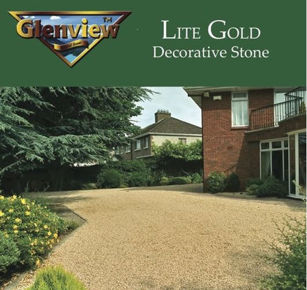 Picture of GLENVIEW LITE GOLD 20MM DECOR STONE (1 TONNE)