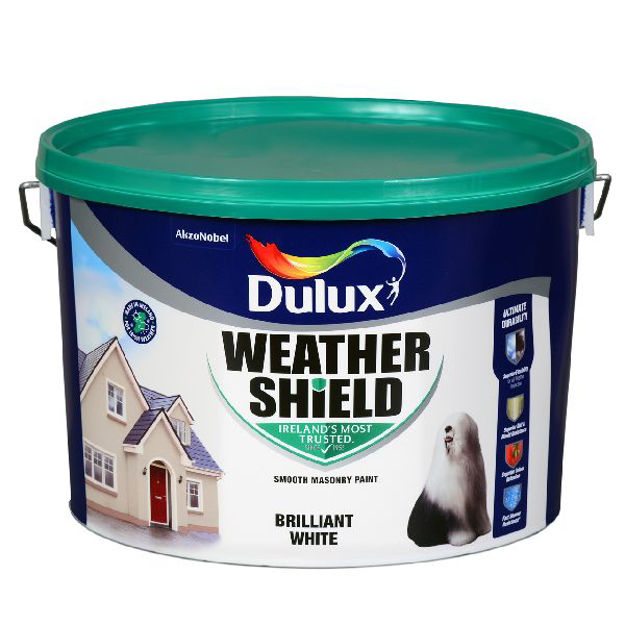 Picture of DULUX WEATHERSHIELD BR WHITE 11 LTR