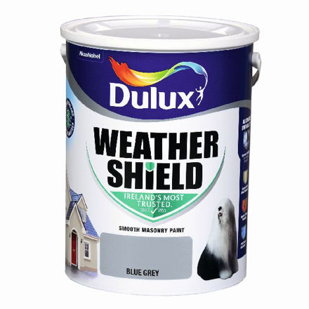 Picture of DULUX WEATHERSHIELD BLUE GREY 5LTR