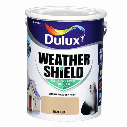 Picture of DULUX WEATHERSHIELD HAYFIELD 5LTR