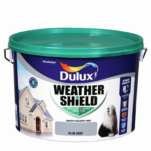 Picture of DULUX WEATHERSHIELD BLUE GREY 10LTR
