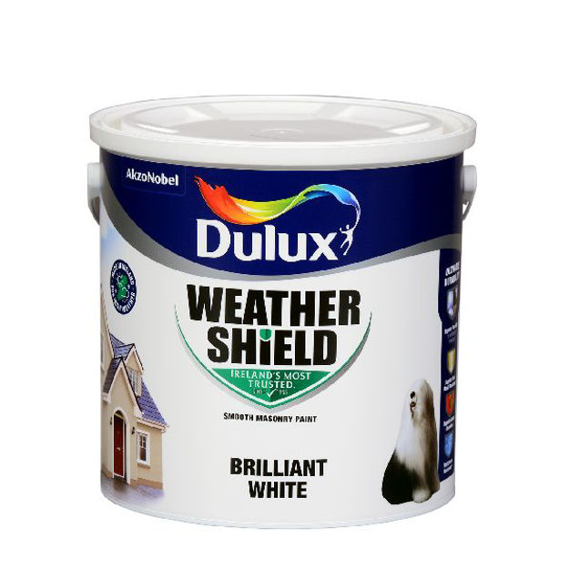 Picture of DULUX WEATHERSHIELD BR WHITE 2.5LTR