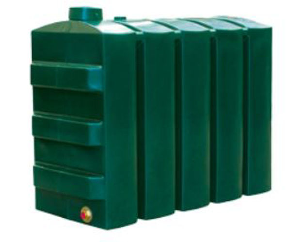 Picture of RECTANGULAR OIL TANK 1200LTR GREEN R1200L