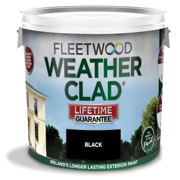 Picture of F/WOOD WEATHERCLAD BLACK 10 LTR