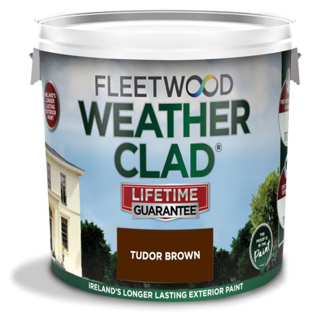 Picture of F/WOOD WEATHERCLAD TUDOR BROWN 10 LTR