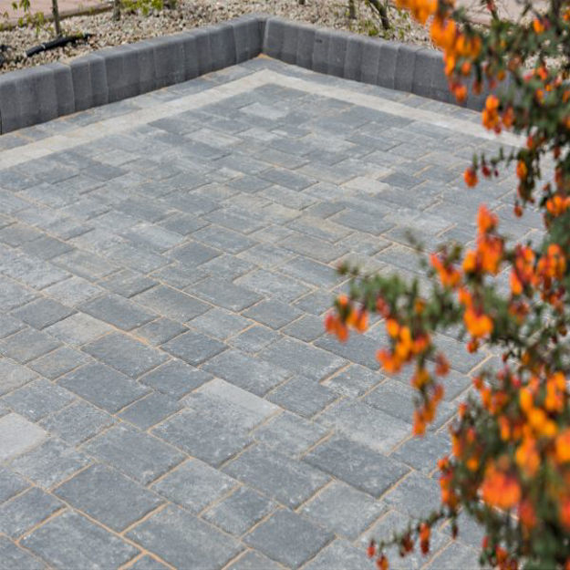 Picture of ASHFORD 3 SIZE MIX 50MM BRICK PAVING SIL GREY