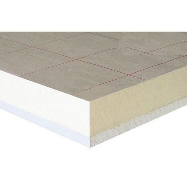 Picture of 8'X4' X63MM INSULATED PLASTERBOARD 50+12.5