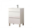 Picture of JASMINE 60CM 2 DRAWER FLOOR UNIT - GLOSS WHITE