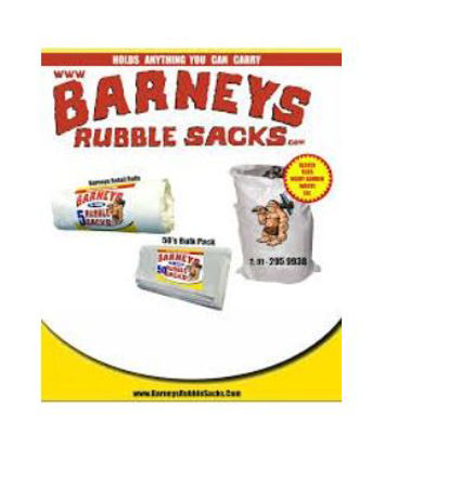 Picture of BARNEYS RUBBLE SACKS (5 PACK)