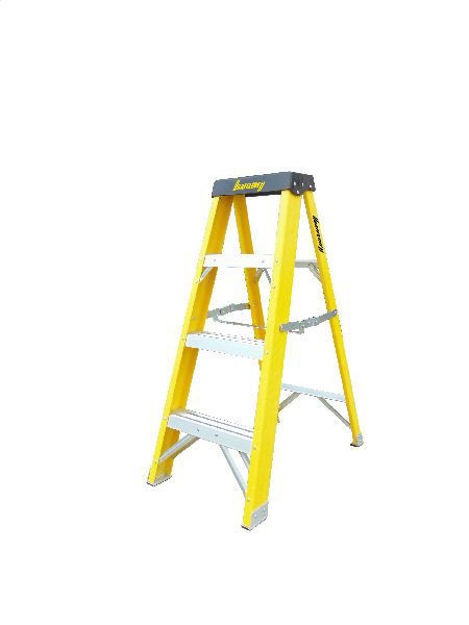 Picture of SAFELINE FIBREGLASS STEP LADDER 4 STEP