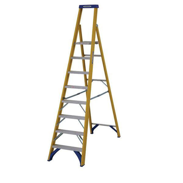 Picture of SAFELINE FIBREGLASS STEP LADDER 8 STEP