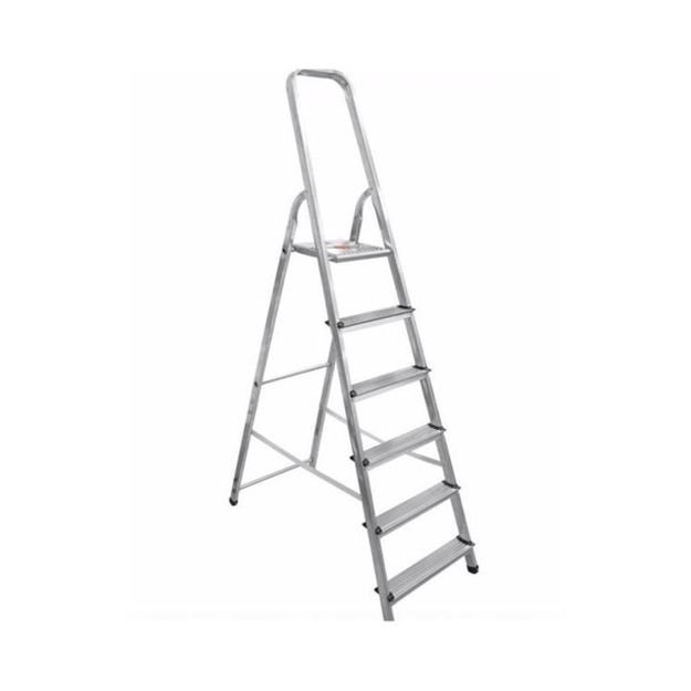 Picture of ALUMINIUM STEP LADDER 6 STEP