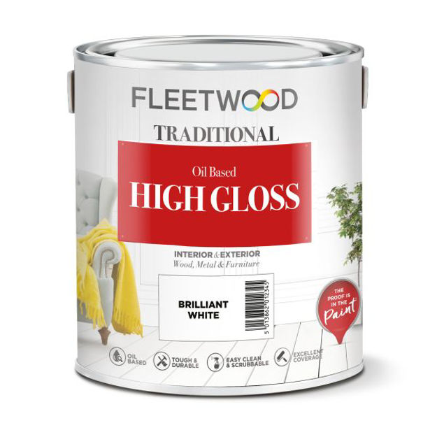 High gloss white paint for wood discount