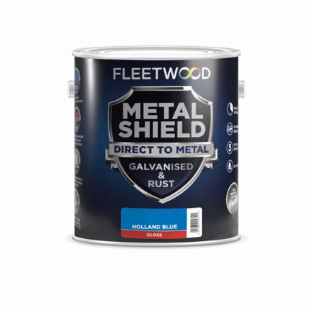 Picture of F/WOOD METAL SHIELD GLOSS HOLLAND BLUE 1LTR