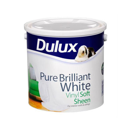 Picture of DULUX VINYL SOFT SHEEN BR WHITE 2.5LTR