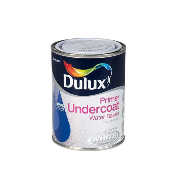 Picture of DULUX AQUATEC UNDERCOAT BR WHITE 750ML