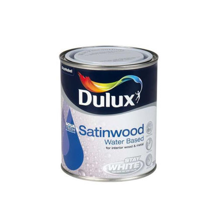 Picture of DULUX AQUATEC SATINWOOD BR WHITE 750ML