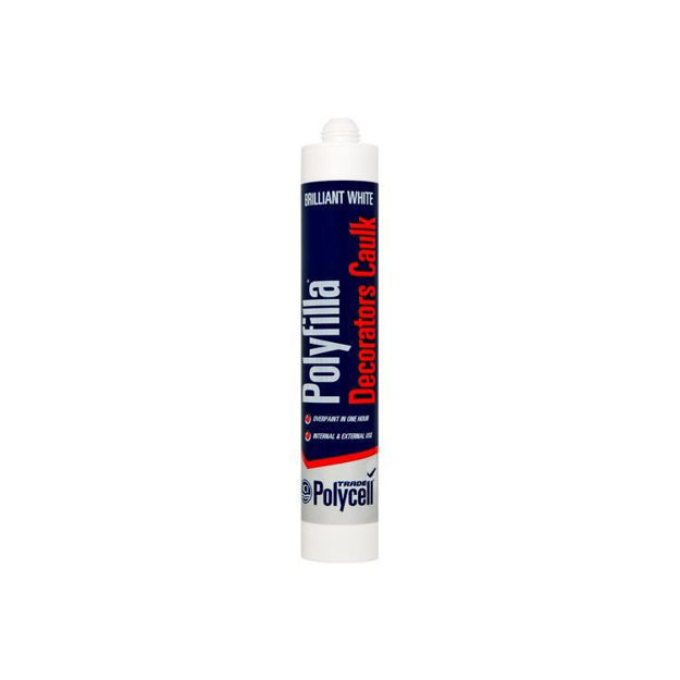Picture of POLYCELL DECORATORS CAULK WHITE 380ML