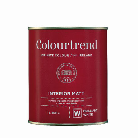 Picture of COLOURTREND INTERIOR WHITE MATT 1LTR