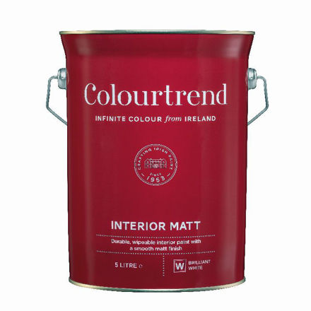 Picture of COLOURTREND INTERIOR WHITE MATT 5LTR