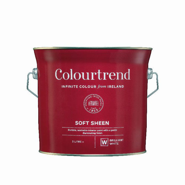 Picture of COLOURTREND INTERIOR S/SHEEN WHITE 3LTR
