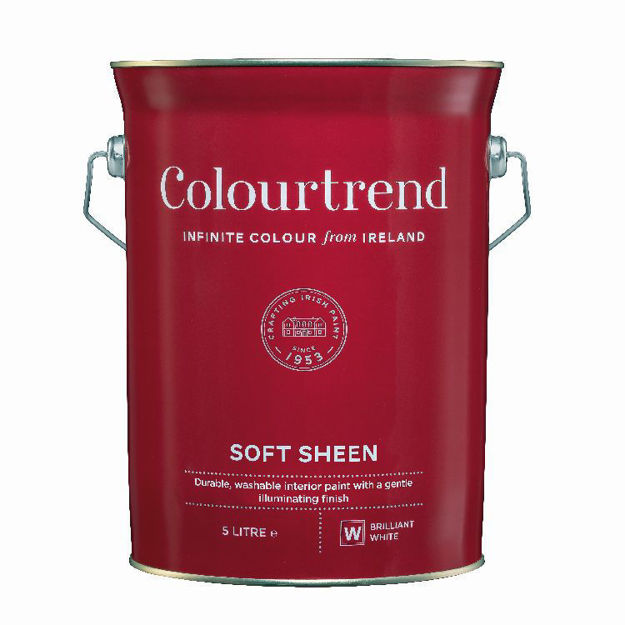 Picture of COLOURTREND INTERIOR S/SHEEN WHITE 5LTR
