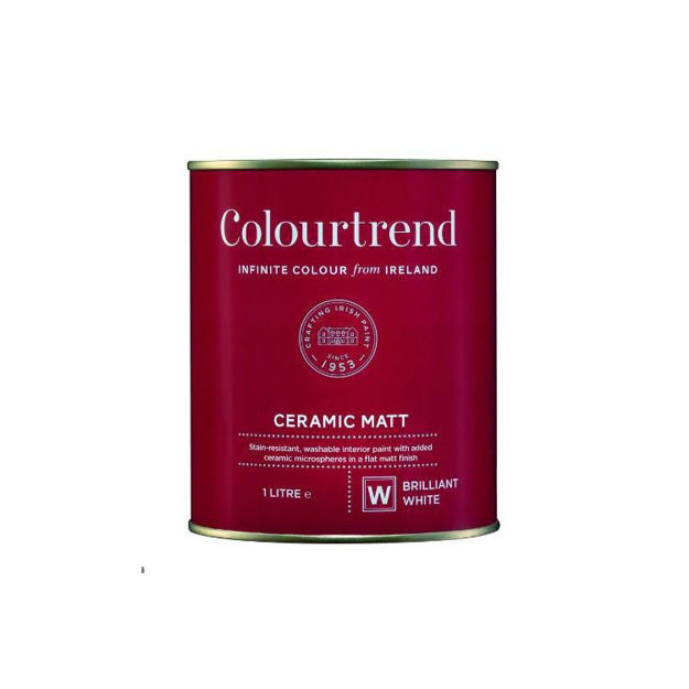 Picture of COLORTREND INTERIOR CERAMIC WHITE 1LTR