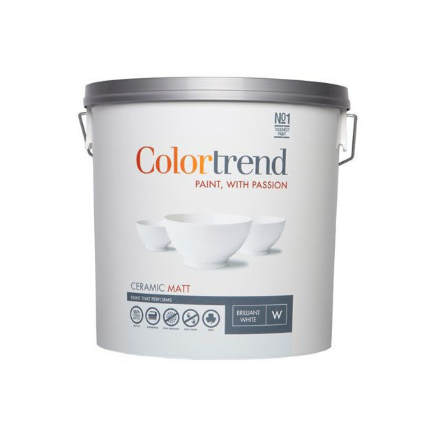 Picture of COLOURTREND INTERIOR CERAMIC WHITE 10LTR