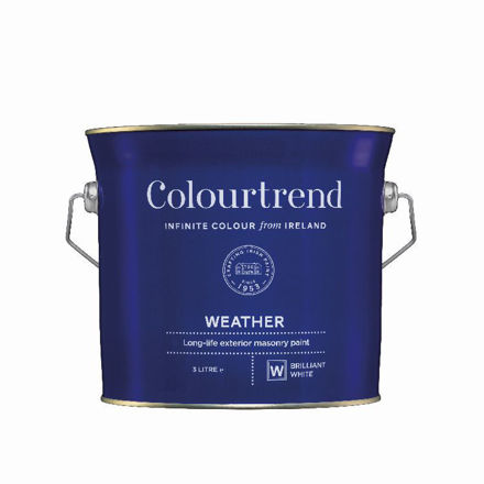 Picture of COLOURTREND WEATHER WHITE 3LTR