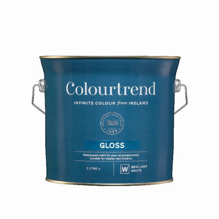 Picture of COLOURTREND  GLOSS WHITE 3LTR