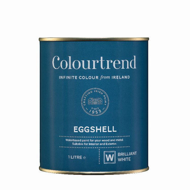 Picture of COLOURTREND ACRYLIC EGGSHELL WHITE 1LTR