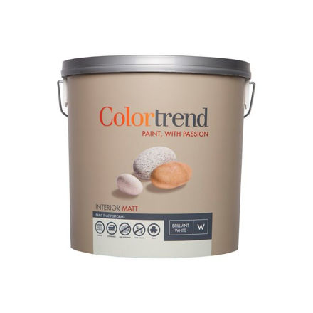 Picture of COLORTREND INTERIOR WHITE MATT 10LTR