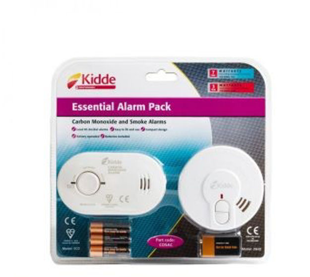Picture of KIDDE ESSENTIALS SMOKE & CARBON ALARM PACK