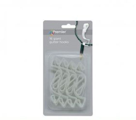 Picture of PREMIER GIANT XMAS LIGHT GUTTER HOOKS 16PCE