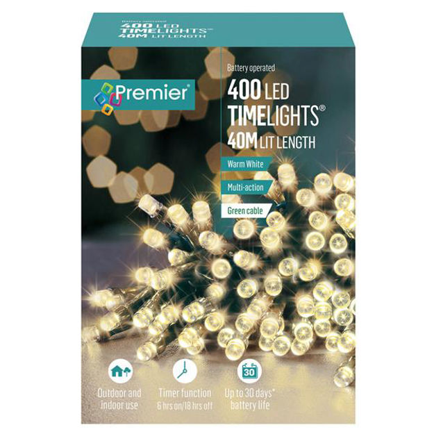 Picture of PREMIER 400 LED BATTERY LIGHTS WARM WHITE