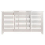 Picture of TEMA CONTEMPORARY ADJUSTABLE RADIATOR COVER WHITE LARGE