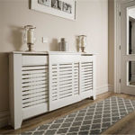 Picture of TEMA CONTEMPORARY ADJUSTABLE RADIATOR COVER WHITE LARGE