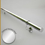 Picture of ROTHLEY HANDRAIL KIT POLISHED STAINLESS STEEL 3.6MX40MM