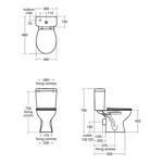 Picture of SANDRINGHAM 21 CLOSE COUPLED CISTERN  E896601