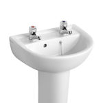 Picture of SANDRINGHAM 21 55CM 2 TAPHOLE BASIN E895101